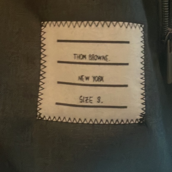 Thom Browne double zip Raglan jacket - Picture 3 of 6